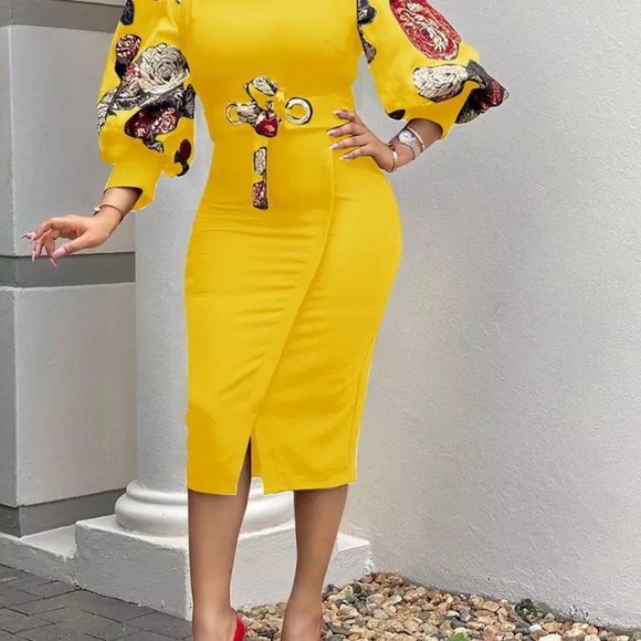 Beautiful yellow dress - Picture 2 of 2